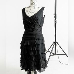 Little Black Zip Back Dress